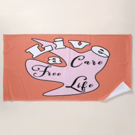 Leben Sie ein sorgloses Badetuch