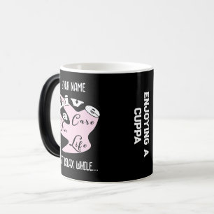 Leben Sie eine sorgenfreie Tasse Kaffee