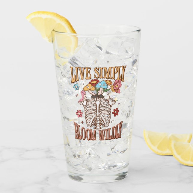 Leben Sie einfach, Bloom Willy Glas (Vorderseite Ice)