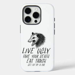 Leben Sie hässlich Fake Ihr Tod essen Müll Funny O iPhone 16 Pro Hülle