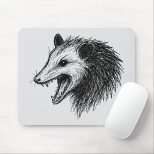 Leben Sie hässlich Fake Ihr Tod essen Müll Funny O Mousepad