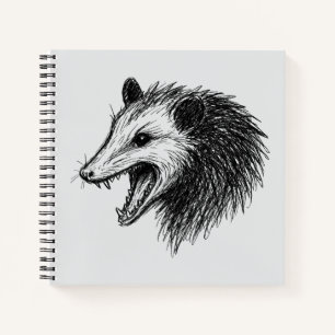Leben Sie hässlich Fake Ihr Tod essen Müll Funny O Notizbuch