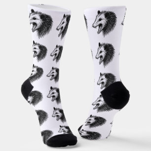 Leben Sie hässlich Fake Ihr Tod essen Müll Funny O Socken