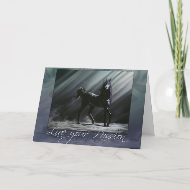 Leben Sie Ihre Leidenschaft Karte (Vorderseite)