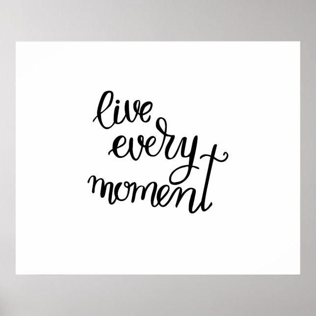 Leben Sie jeden Moment - Poster (Vorne)