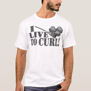 Leben Sie, um kräuselnShirt zu kräuseln T-Shirt