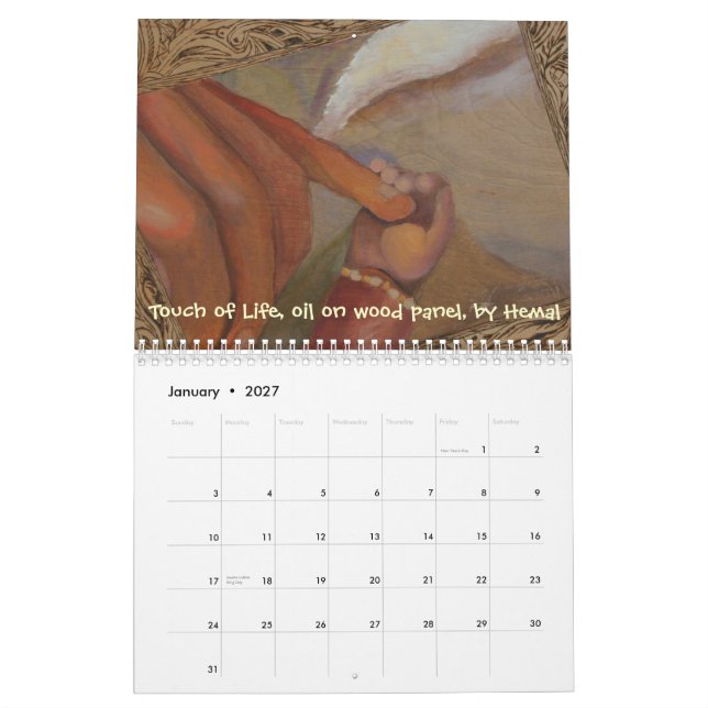 Leben Sie zu Liebe Leben, Kalender 2009 (Jan 2027)