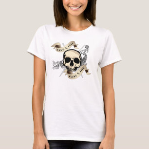 Leben Sie zur Strick-Damenspaghettispitze T-Shirt