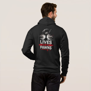 Leben sind keine Schachfiguren – Anti-Kriegs-Mensc Hoodie