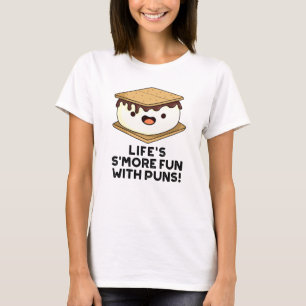 Leben Spaß mit Punnen Funny Food Puff T-Shirt
