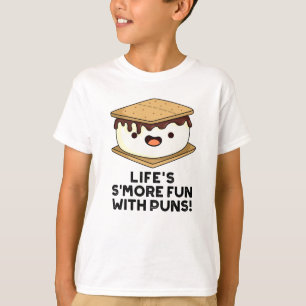 Leben Spaß mit Punnen Funny Food Puff T-Shirt
