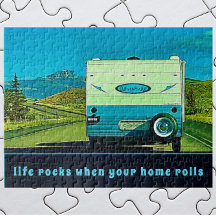 Leben stürzt ab, wenn Ihre Zuhause Vintage Camper 