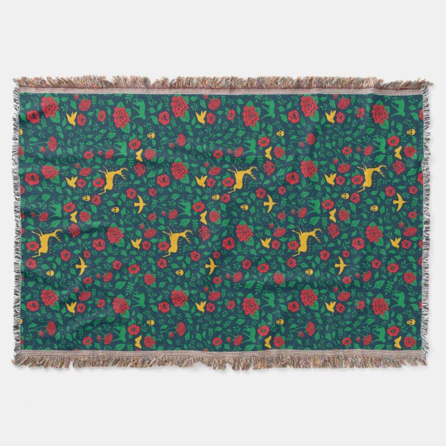 Leben-Symbole Frida Kahlos | Decke (Vorderseite)