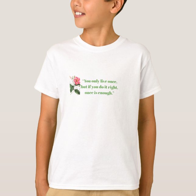 Leben T-Shirt (Vorderseite)