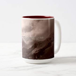 Leben-Tasse Zweifarbige Tasse