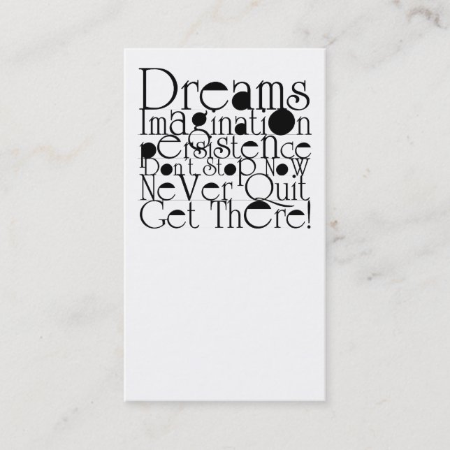 Leben-Trainer-Ratgeber Visitenkarte (Vorderseite)