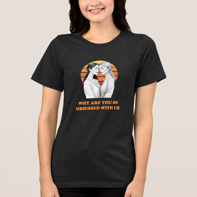 Leben Tri-Blend Shirt (Vorderseite)