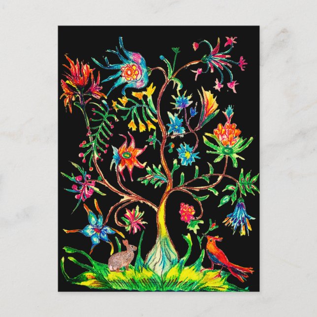 Leben und Fauna Postkarte (Vorderseite)