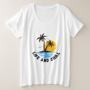 Leben und Kinder Große Größe T-Shirt