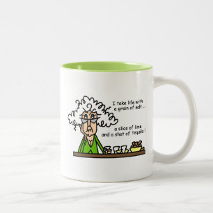 Leben-und Tequila-Spaß Zweifarbige Tasse