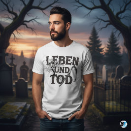 Leben und Tod Gothic Scythe | Life & Death T-Shirt