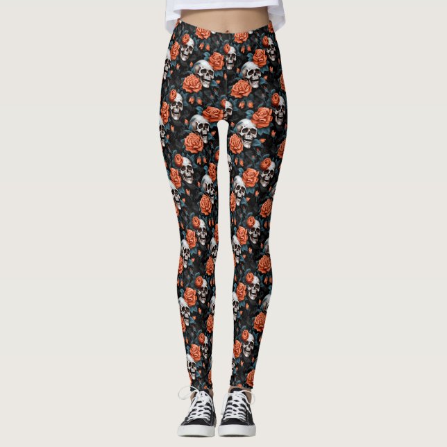Leben und Tod Leggings (Vorderseite)