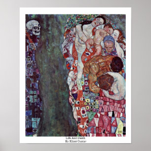 Leben und Tod von Klimt Gustav Poster