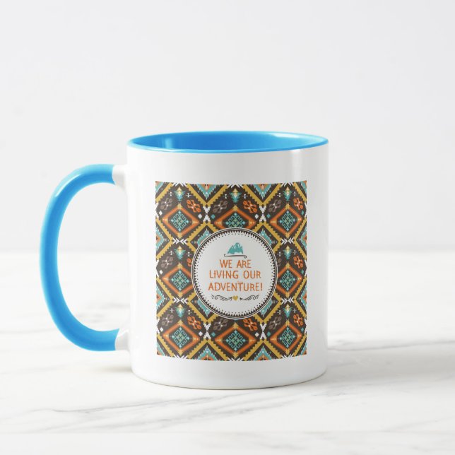 Leben unser Abenteuer Tasse (Links)