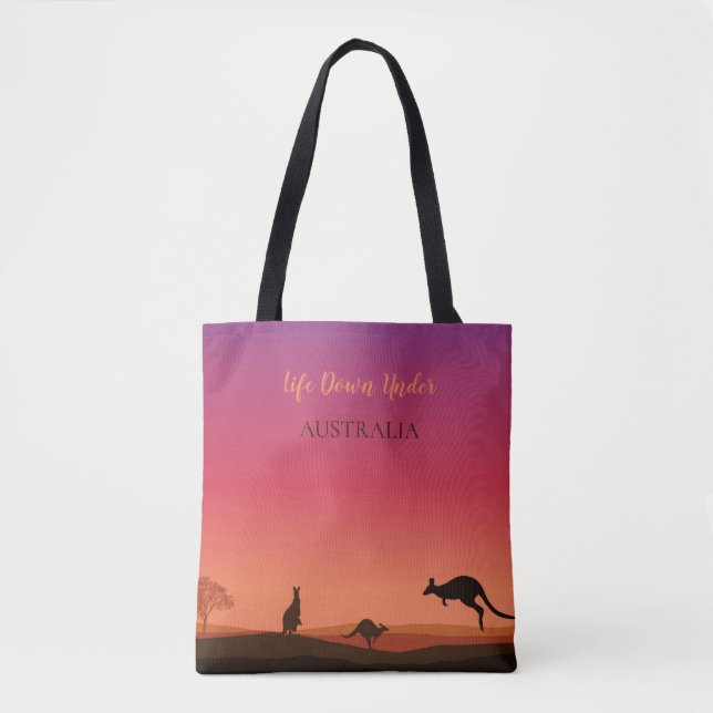Leben unter Kangaroo Australien als Tasche (Vorderseite)