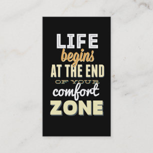 Leben-Vintage Typografie-kundenspezifische Visitenkarte