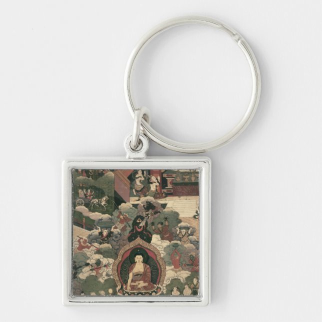 Leben von Buddha Sakymuni Schlüsselanhänger (Vorne)