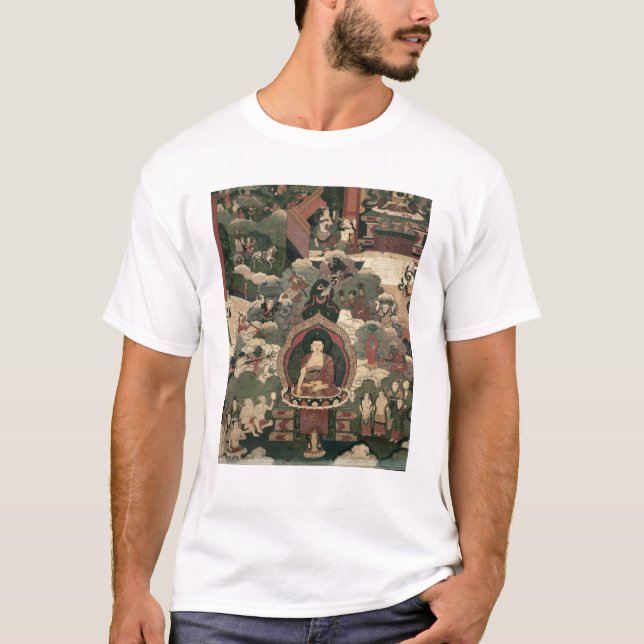Leben von Buddha Sakymuni T-Shirt (Vorderseite)
