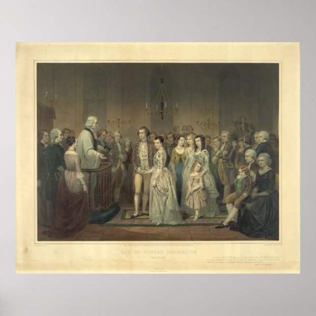 Leben von Geo Wshgton The Citizen von Junius Stear Poster (Vorne)