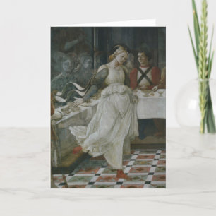 Leben von John dem Täufer - Herodes Bankett - Lipp Feiertagskarte