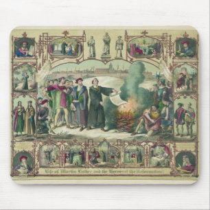 Leben von Martin Luther u. Helder der Verbesserung Mousepad