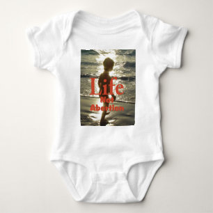 Leben wählen baby strampler