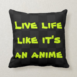 Leben wie ein Anime-Kissen Kissen