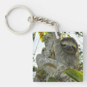 Leben wie ein Faultier Schlüsselanhänger