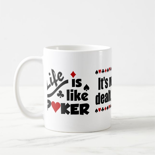 Leben wie Poker Tasse (Links)