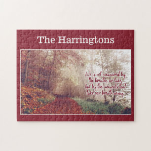 Leben-Zitat-Namepuzzlespiel Puzzle