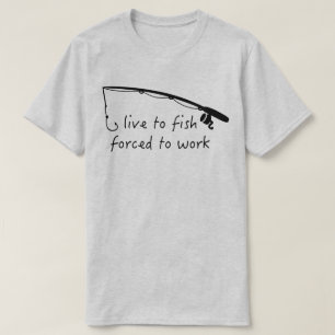 Leben zu Fischen, die gezwungen sind, humorvollen T-Shirt