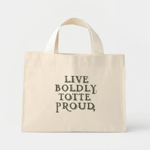 Lebend Bolt, Tasche stolz - Tiny Tote Bag
