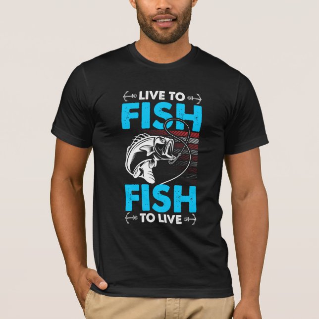 Lebend für Fische und Fische, um in Shirt zu leben (Vorderseite)