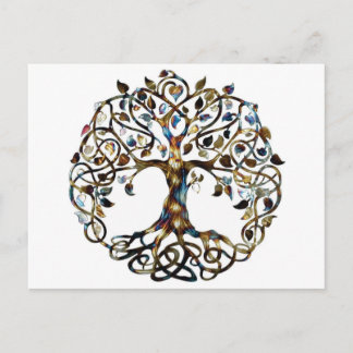 Lebendbaum Postkarte