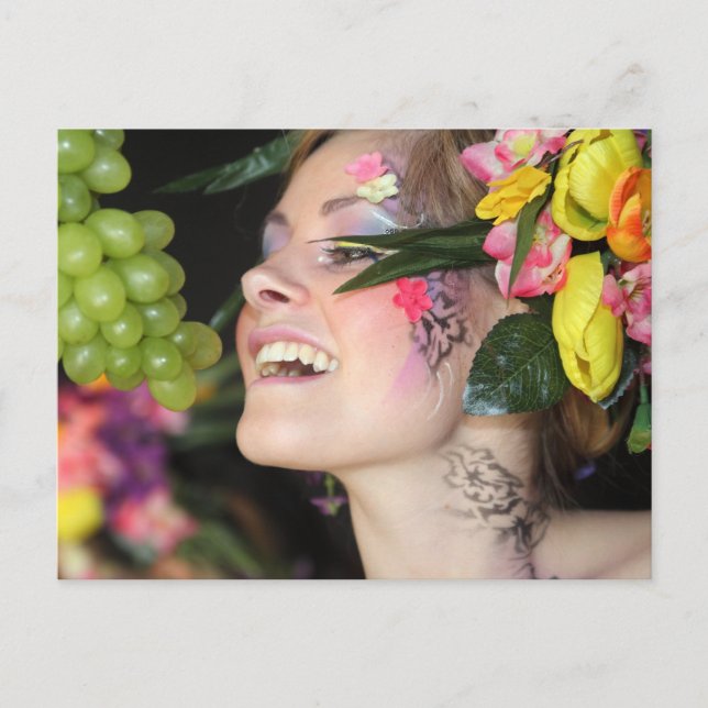 Lebendbüffet - Lebendbüffet für den Körper Postkarte (Vorderseite)