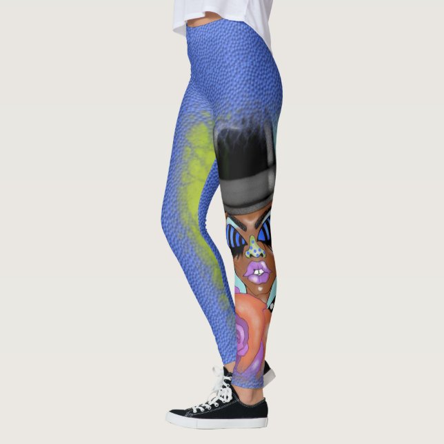 Lebende FarbLeggings Leggings (Links)