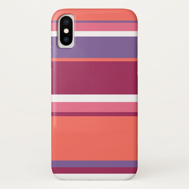 Lebende Korallen, rot und violett Case-Mate iPhone Hülle (Rückseite)