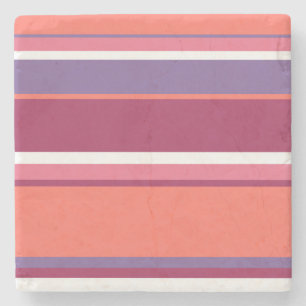 Lebende Korallen, rot und violett Steinuntersetzer