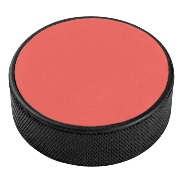 Lebende Korallenfarbe Eishockey Puck (3/4)