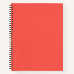 Lebende Korallenfarbe Notizbuch